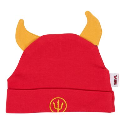 Hut mit Hörnern Red Devil Red Yellow