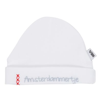Cappello Tondo Amsterdam XXX Bianco