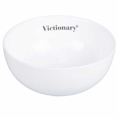 Bol rond 13 cm en verre opalin, Victionary