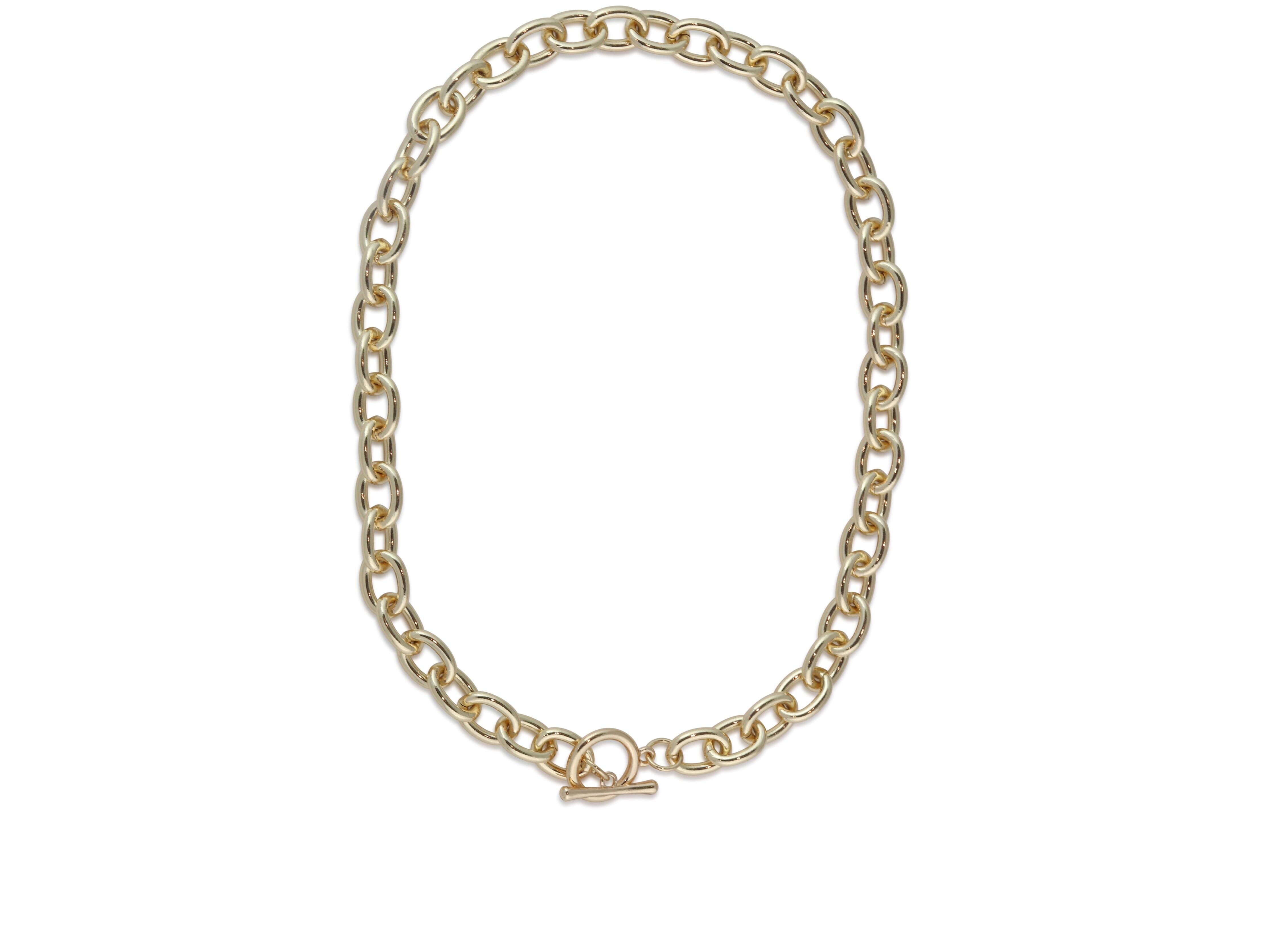 2775 CATHERINE OVAL LINKS OVERSIZED CHAIN NECKLACE