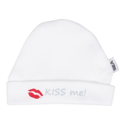 Cappello rotondo KISS Me! bianco