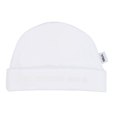 Chapeau Rond Very Important Baby® Blanc
