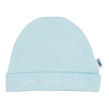 Chapeau Rond Bad hair day Bleu