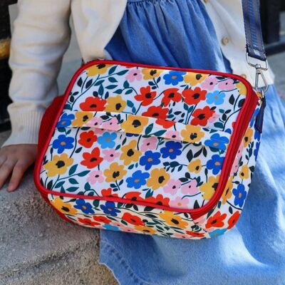 Bolsa térmica para almuerzo Yumbox New Style - Flores de amapola
