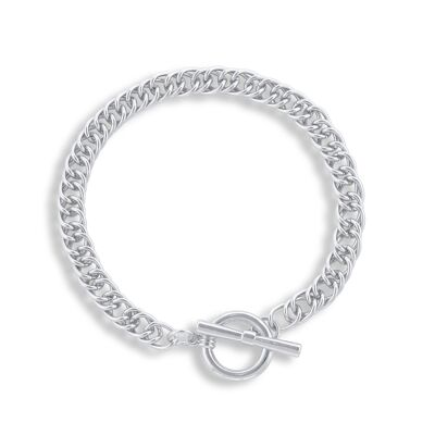 2458 MOLLY CURB CHAIN TBAR BRACELET
