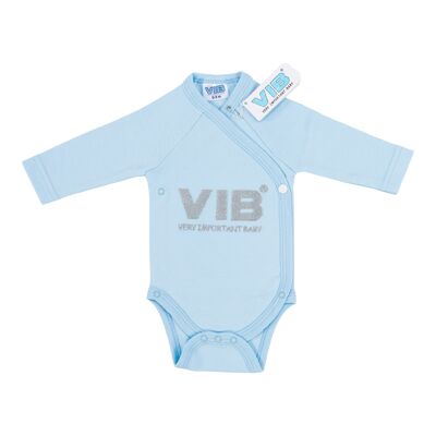 Tuta da neonato V.I.B. Bambino molto importante (modello blu)