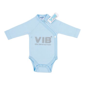 Combinaison bébé V.I.B. Bébé Très Important (Modèle Bleu)