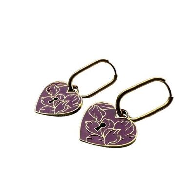 Pendientes Secretos – Acero Inoxidable Chapado en Oro