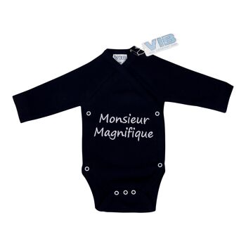 Ensemble Bébé Monsieur Magnifique Marine 1