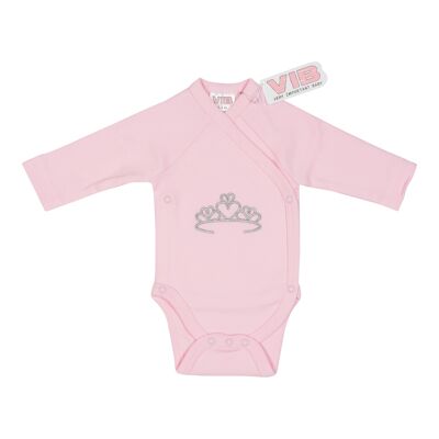Baby Suit Girl Crown Pink