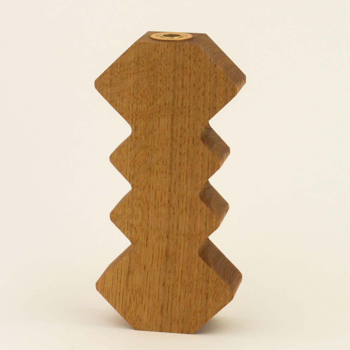 Oak Candle Holder & Bud Vase - Large