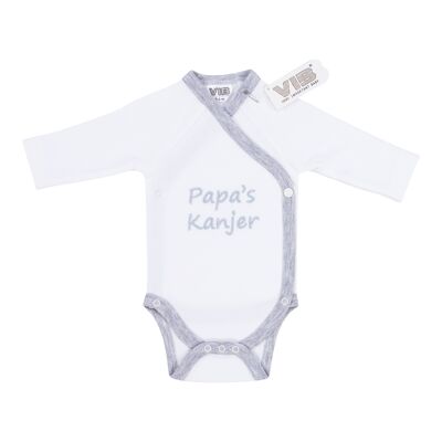 Baby Suit Papa's Kanjer White Grey