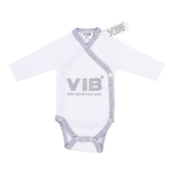 Combinaison bébé V.I.B. Bébé Très Important (Modèle Blanc)