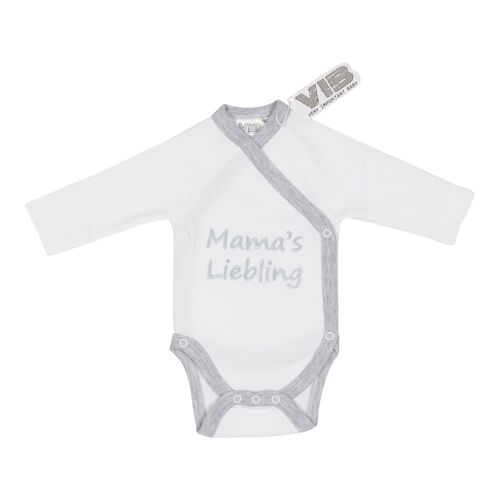 Baby Suit Mama's Liebling White Grey