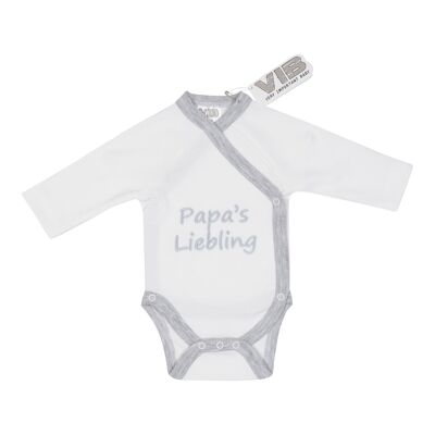 Baby Suit Papa's Liebling bianco grigio
