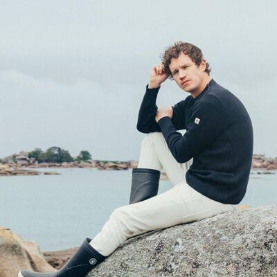Jersey marinero a rayas "Petit Erquy", 100% lana