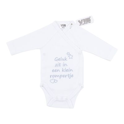 Baby Suit Geluk zit in een klein rompertje White