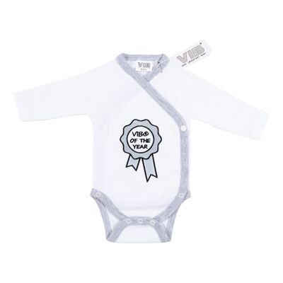 Baby Suit Romper VIB® del año Blanco-Gris