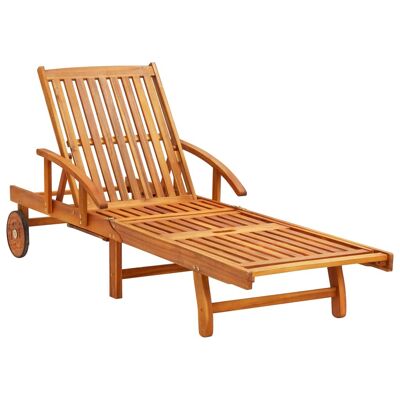 Ensemble de 2 lits avec table en acacia massif