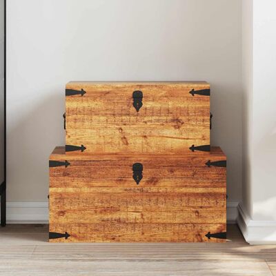 Cofanetto Opberg 2 pezzi ruw mangohout