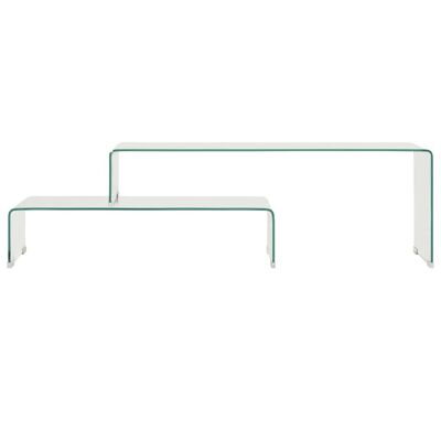 2-piece salon table set 90x30x20/110x30x40 cm