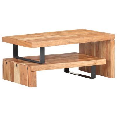 Set da tavolo da salone 2 pezzi in acacia massiccio 3