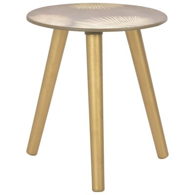 Set di 2 tovagliette 40x45 cm/30x40 cm in MDF dorato