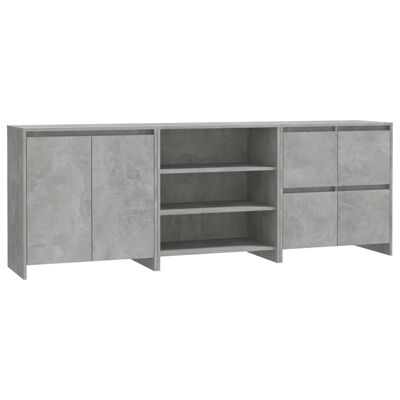 3° Dressoirs realizzato hout betongrijs 2