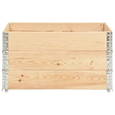 3 pcs Plantenbakken verhoogd 50x100 cm massive size