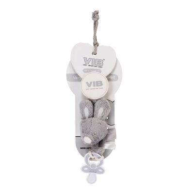 Peluche Attache Suce Very Important Lapin Gris