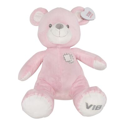 Peluche Ours Assis Rose BIG 60cm ROSE