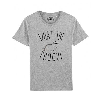 WHAT THE PHOQUE - Tee-shirt Gris chiné