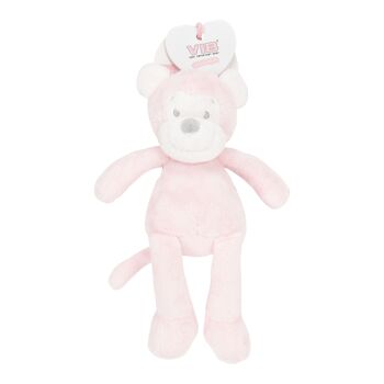 Peluche Singe avec Haricots 35cm 'Very Important Monkey' Rose