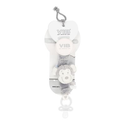 Peluche Attache Suce Very Important Monkey Gris