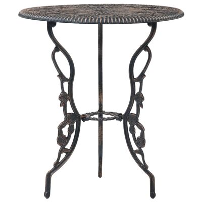 Ensemble bistro 3 pièces en aluminium galvanisé