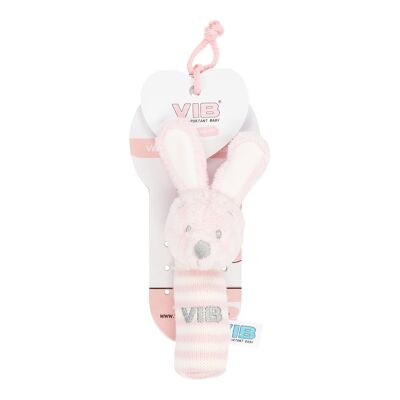 Peluche Squeaker Very Important Lapin Rose