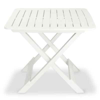 3-piece bistro set, foldable, plastic with 1