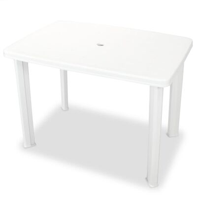 3-piece bistro set, plastic white