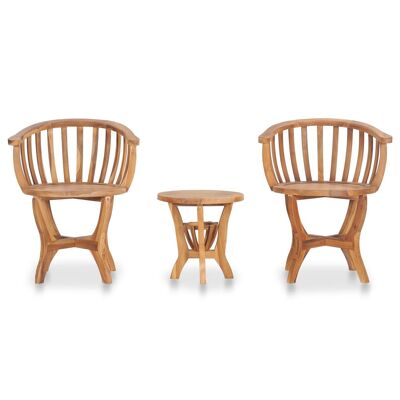 3-piece bistro set massively teakout