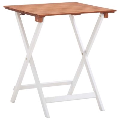3-piece bistro set massief acaciahout donkerbrui