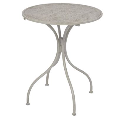 3-piece bistro set steel gray 3