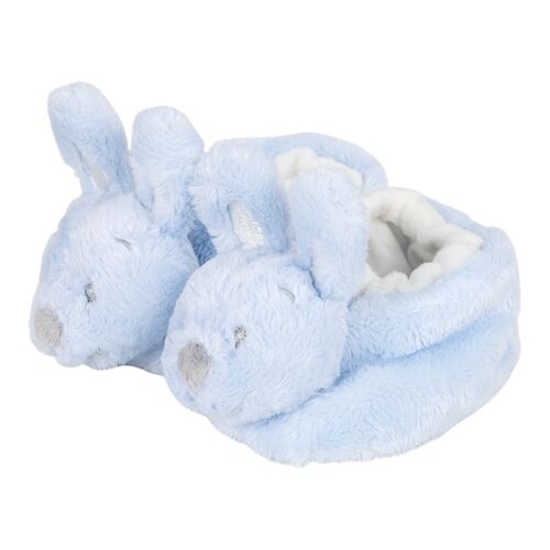 Pluche Rabbit-Shoes with Rabbit Head Blue