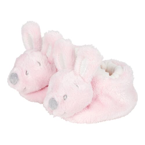 Pluche Rabbit-Shoes with Rabbit Head Pink