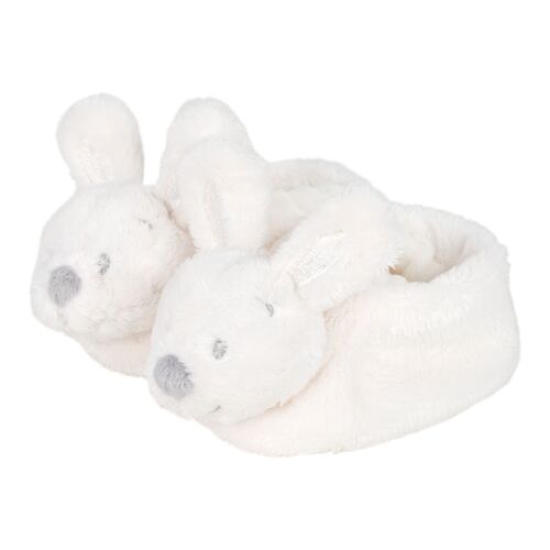 Pluche Rabbit-Shoes with Rabbit Head White
