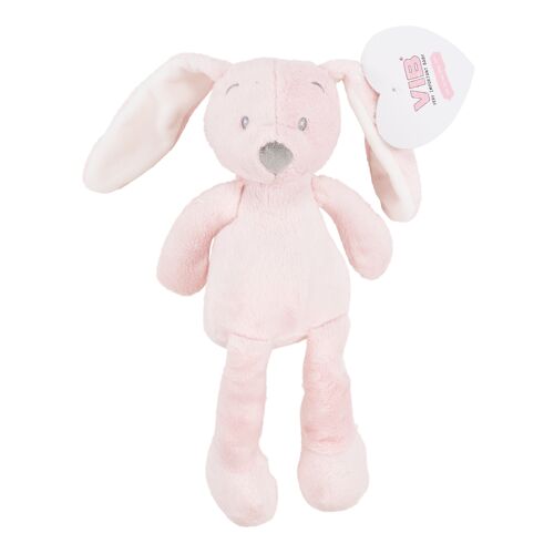 Plush Rabbit with Beans 35cm 'Very Important Rabbit' Pink