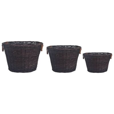 Don Wilgenhout empilable Houtmandenset 3 pièces