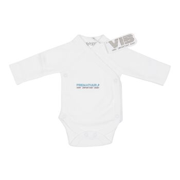 Costume de bébé pour prématuré blanc 1