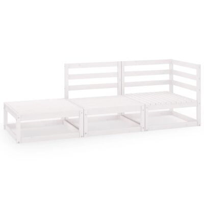 Conjunto de salón 3 piezas massief grenenhout ingenio 9