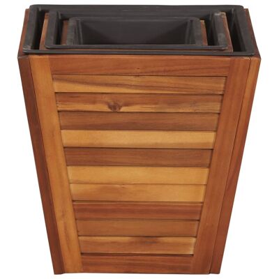 Set de pâtisserie pour plantes 3 pièces dimensions carrées verhoogd