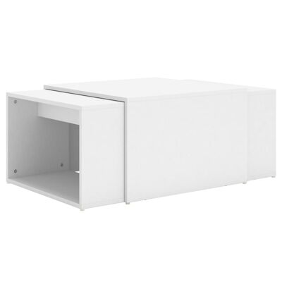 Set tavolo da salone 3 pezzi 60x60x30 cm con
